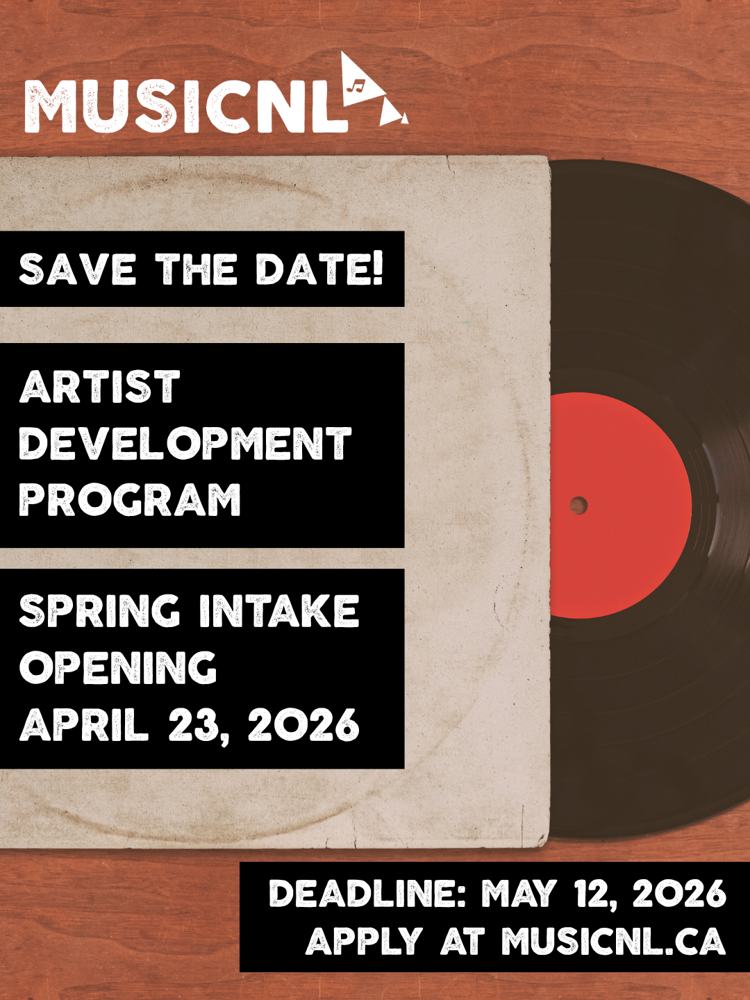 Artist Development Program - Spring 2026 Intake Opening Soon! - MusicNL